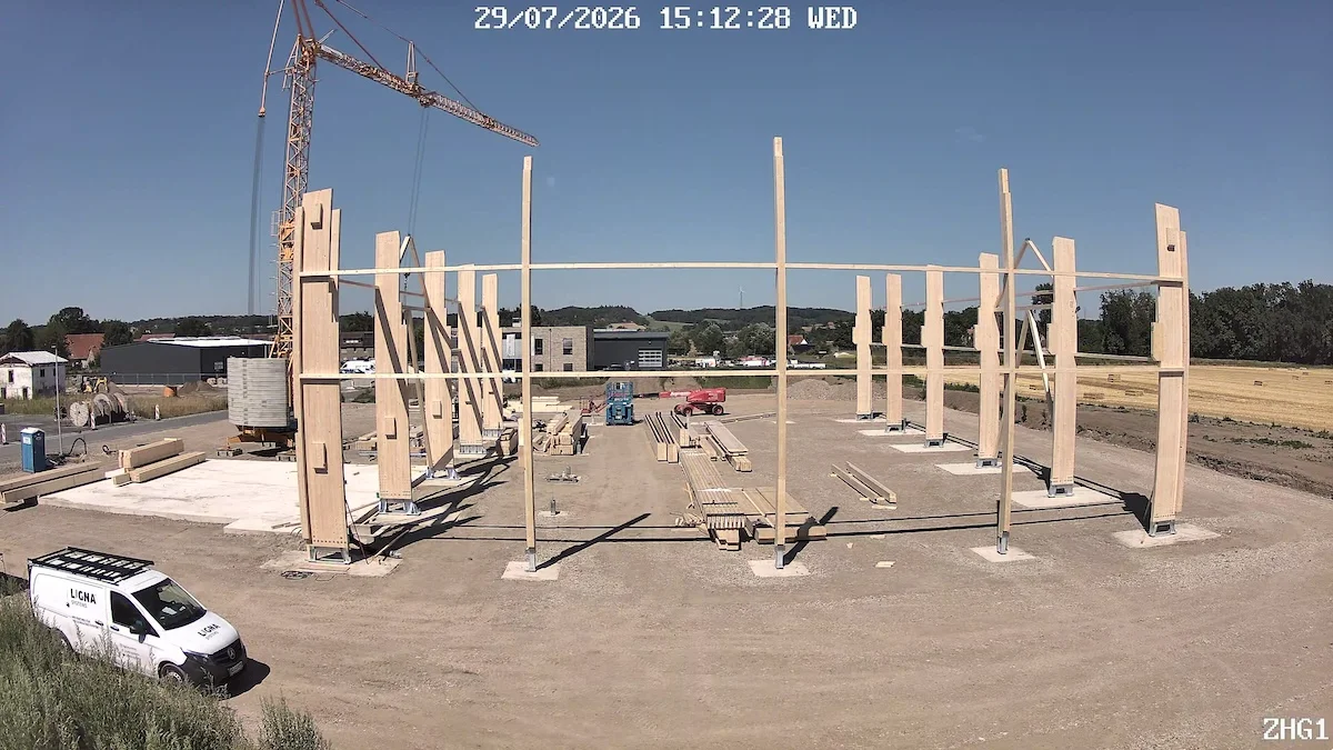 MS 3 - Aufbau Holzhalle 2
